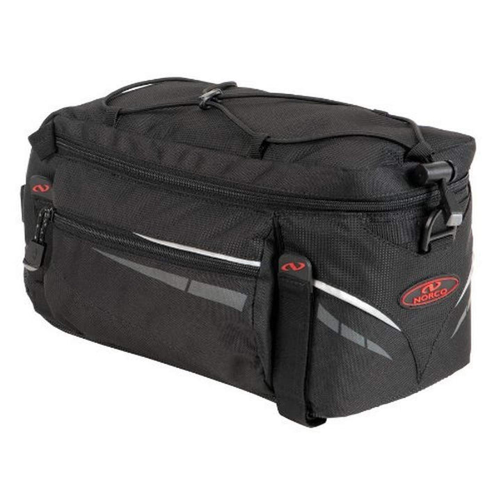 Norco Idaho - Gepäckträgertasche mit Regenhülle Schwarz, Schwarz