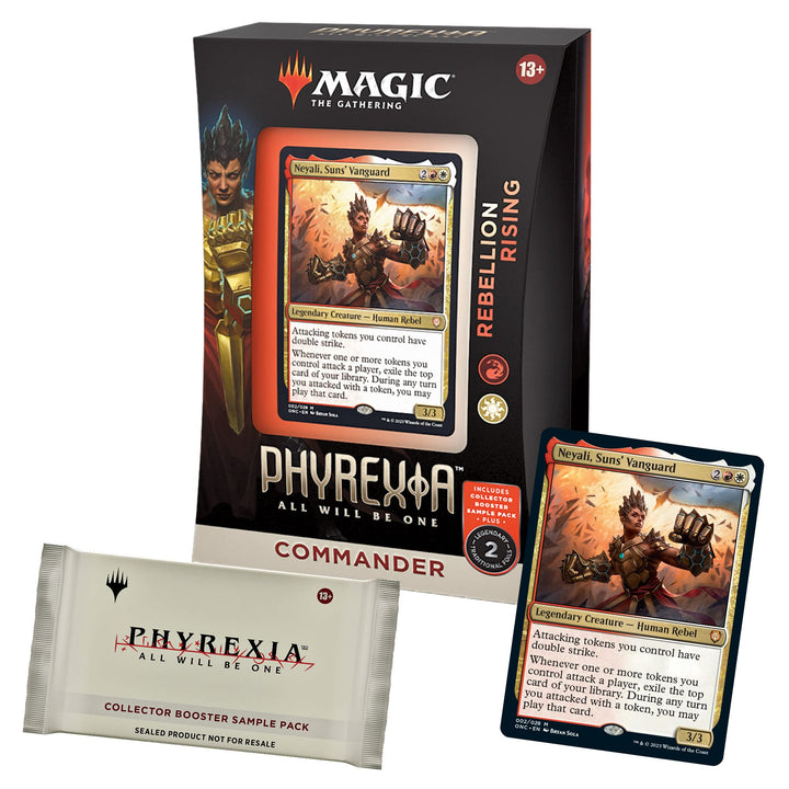Magic: The Gathering Phyrexia: All Will Be One Commander Deck – Rebellion Rising &amp; Collector Booster