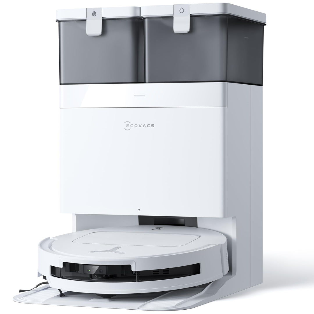 ECOVACS DEEBOT T50 Omni Saugroboter mit Wischfunktion,15.000 Pa, T30 Omni-Upgrade, Ausziehbare Seite