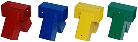 OTITU Just Fun Vierkant Schaukelverbinder 90/90mm, 90° - Blau, Blau