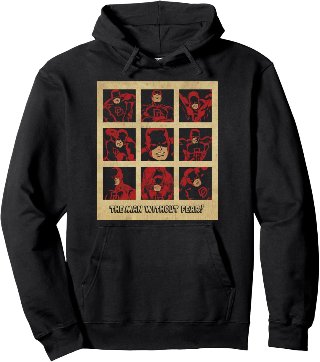 Marvel Daredevil Classic Retro Squared Up Pullover Hoodie