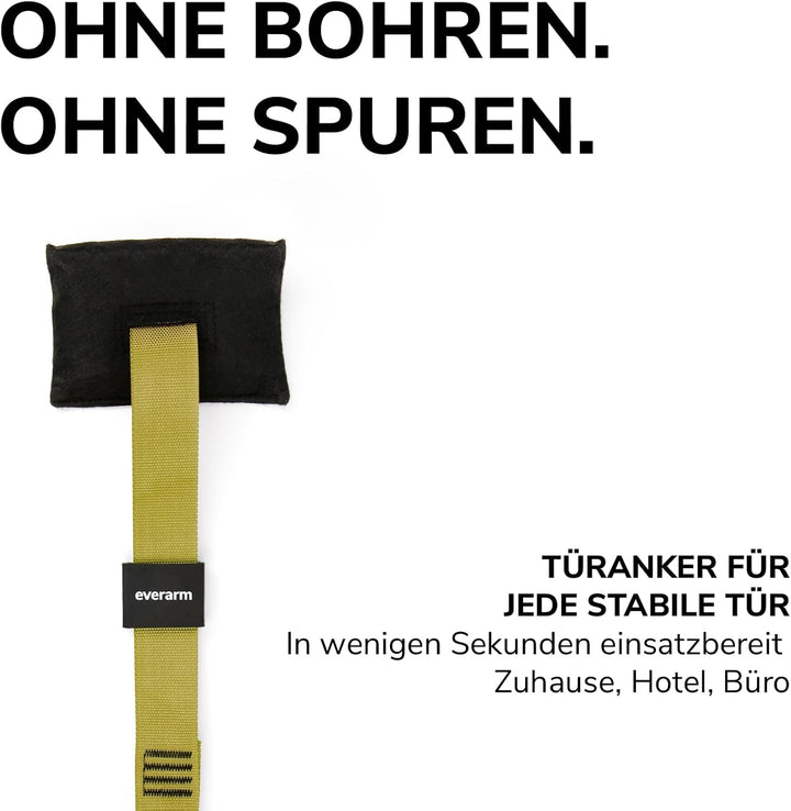 Schlingentrainer Set mit Türanker - Profi Suspension Trainer für Ganzkörpertraining - Sling Trainer