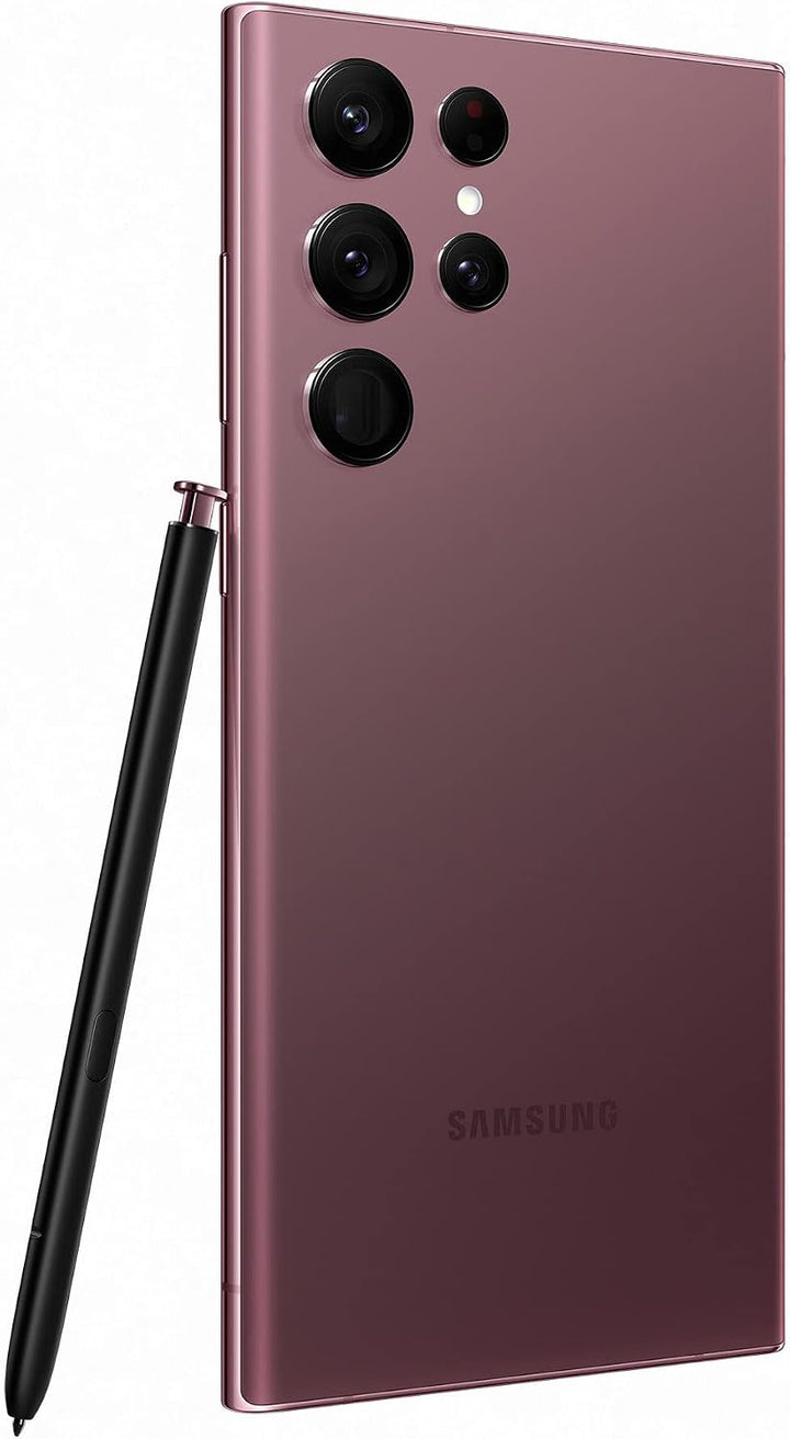 Samsung S908B/DS Galaxy S22 Ultra 5G, Dual, 256GB 12GB RAM, Burgundy 256 GB S22 Ultra Schwarz, 256 G