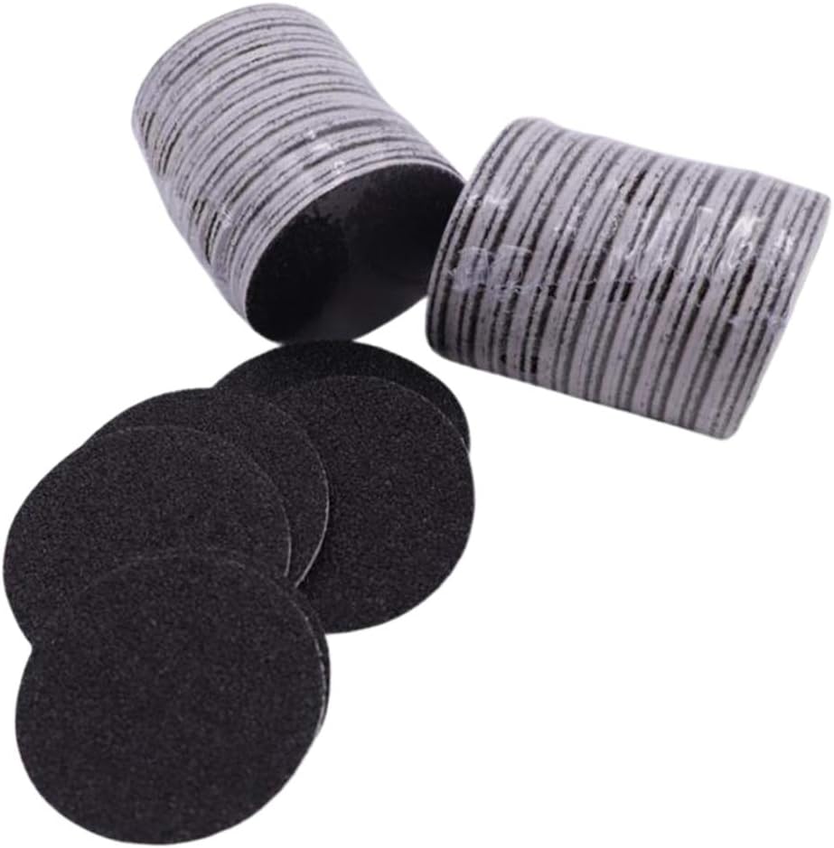 60pcs Ersatz-Schleifpapier Scheiben Pad Hornhaut Entfernung Fusspflege Pediküre Fussfeile Zubehör fü