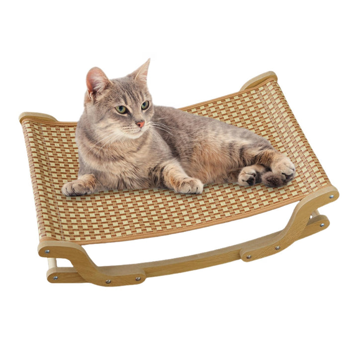 Katzen Loungesessel - Katzenschlafstuhl,Haustierkühl-Liege Kitten Schaukelsofa für heisse Wohnung Ha