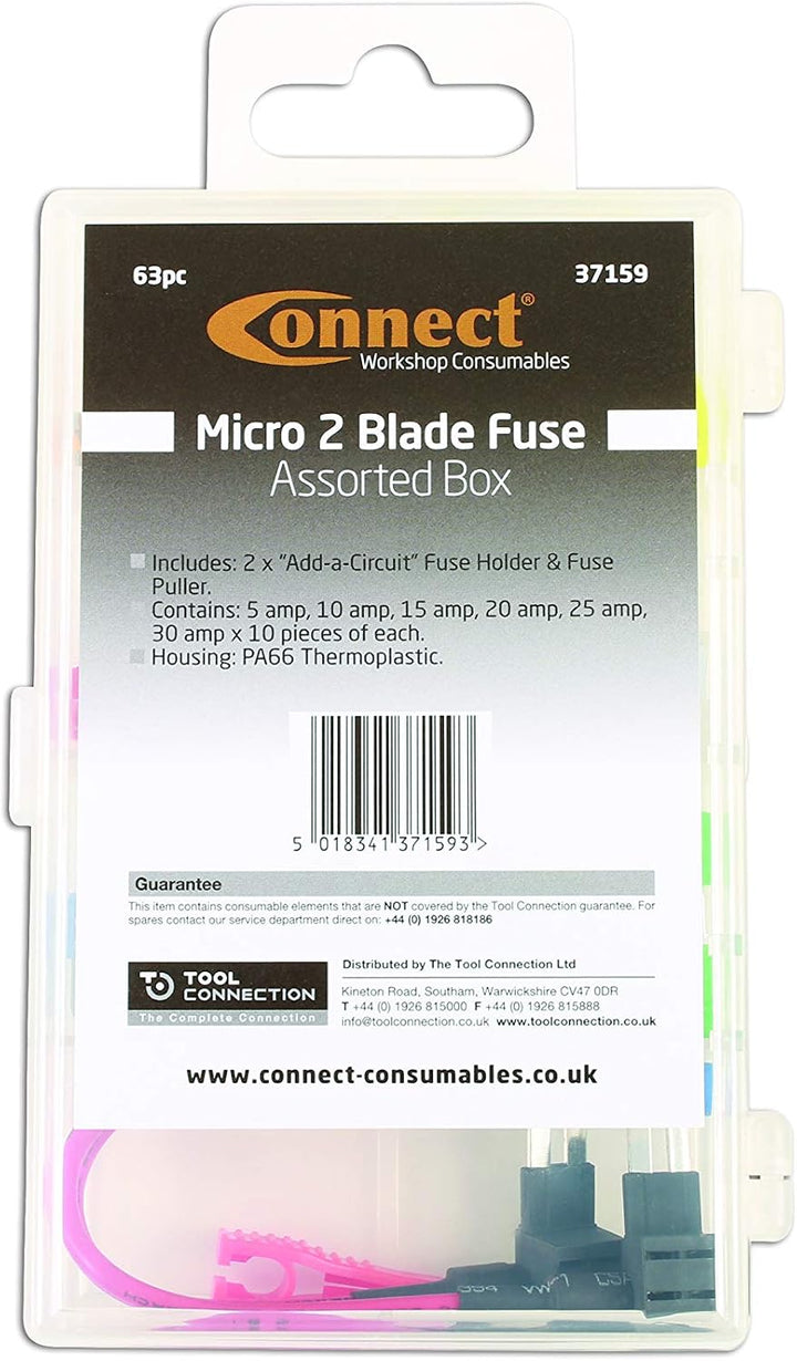 Connect Workshop Consumables 37159 Micro 2 Flachsicherung, Set 63