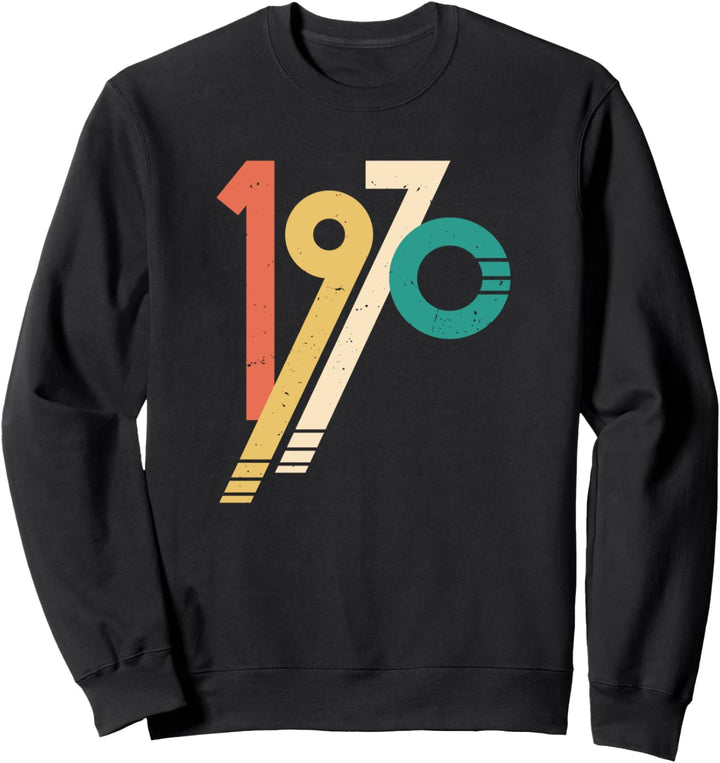 50. Geburtstag Geschenk Vintage 1970 50 Jahre Männer Frauen Sweatshirt