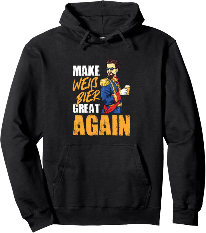 Weissbier Geschenk für echte Bayern Pullover Hoodie
