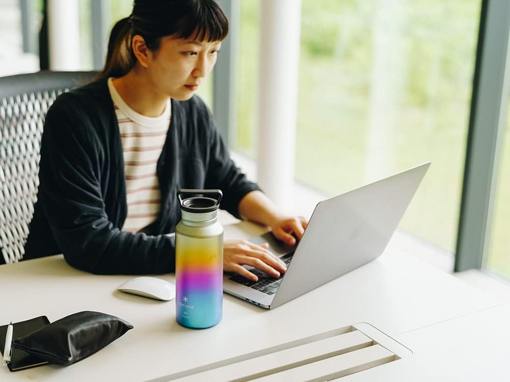 Snow Peak Titanium Aurora Bottle 800 - Rainbow