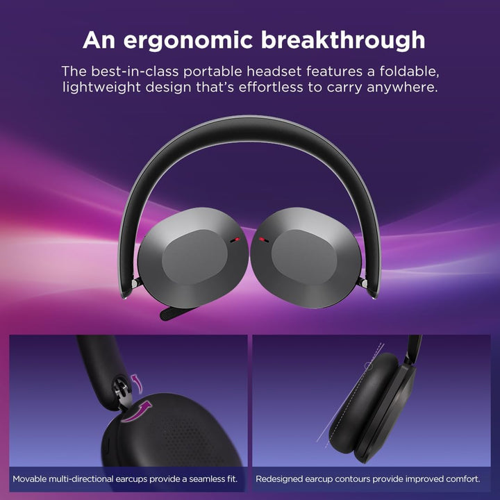 Lenovo ThinkPad Dual-Mode Wireless ANC Foldable Headset 8550 Aura Edition USB-C Grau