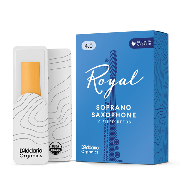 Royal Blätter für Sopransaxophon Stärke 4.0 (10 Stück), Stärke 4.0