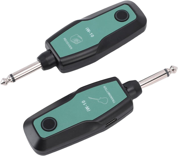 Btuty 2,4 GHz Wireless Guitar System, Kabelloser Gitarren Sender Empfänger, Wiederaufladbares Funküb