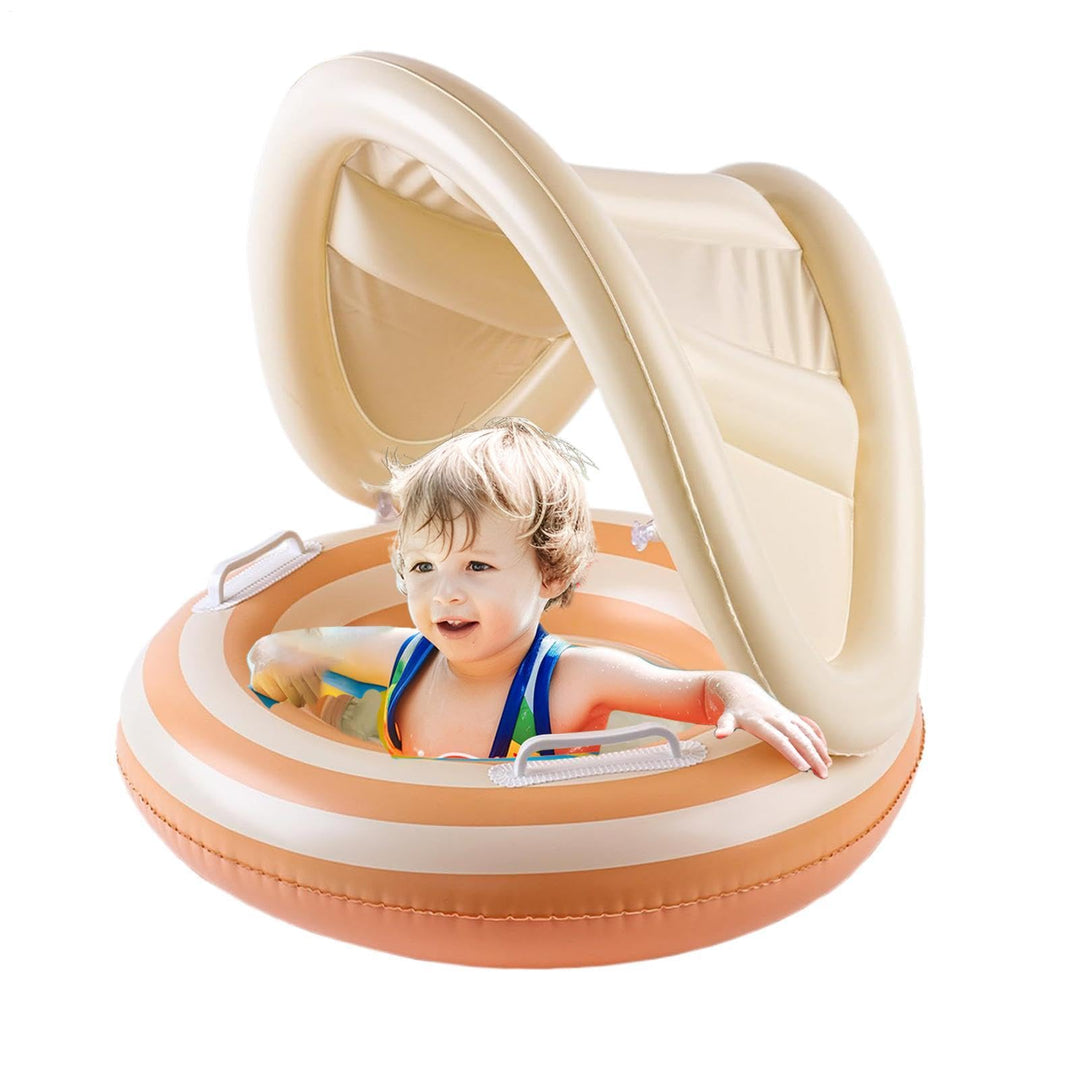 Aufblasbare Pool-Schwimmflösse für Kinder Pool-Schwimmspielzeug mit Orange, Orange