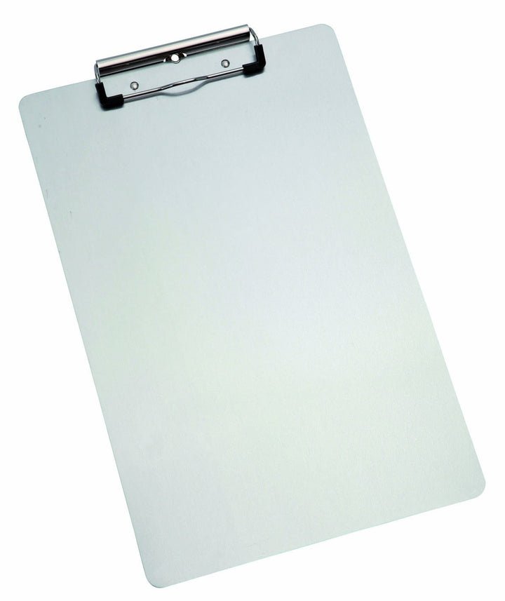 Alba Klemmbrettmappe Aluminium weiss A4, weiss A4