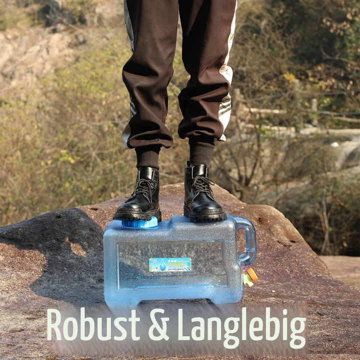 Sparkstarses Wasserbehälter mit Hahn, 5-22L Kunststoff Wasserkanister, BPA-frei Camping Wasserkanist