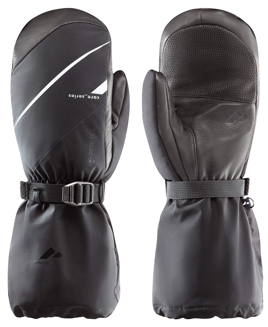 Zanier-Unisex-Fäustlinge-70° NORTH MITTEN 7 Black/White, 7 Black/White