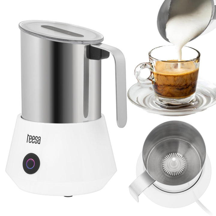 Teesa TSA4007 Automatischer Milchaufschäumer Aroma F50, weiss