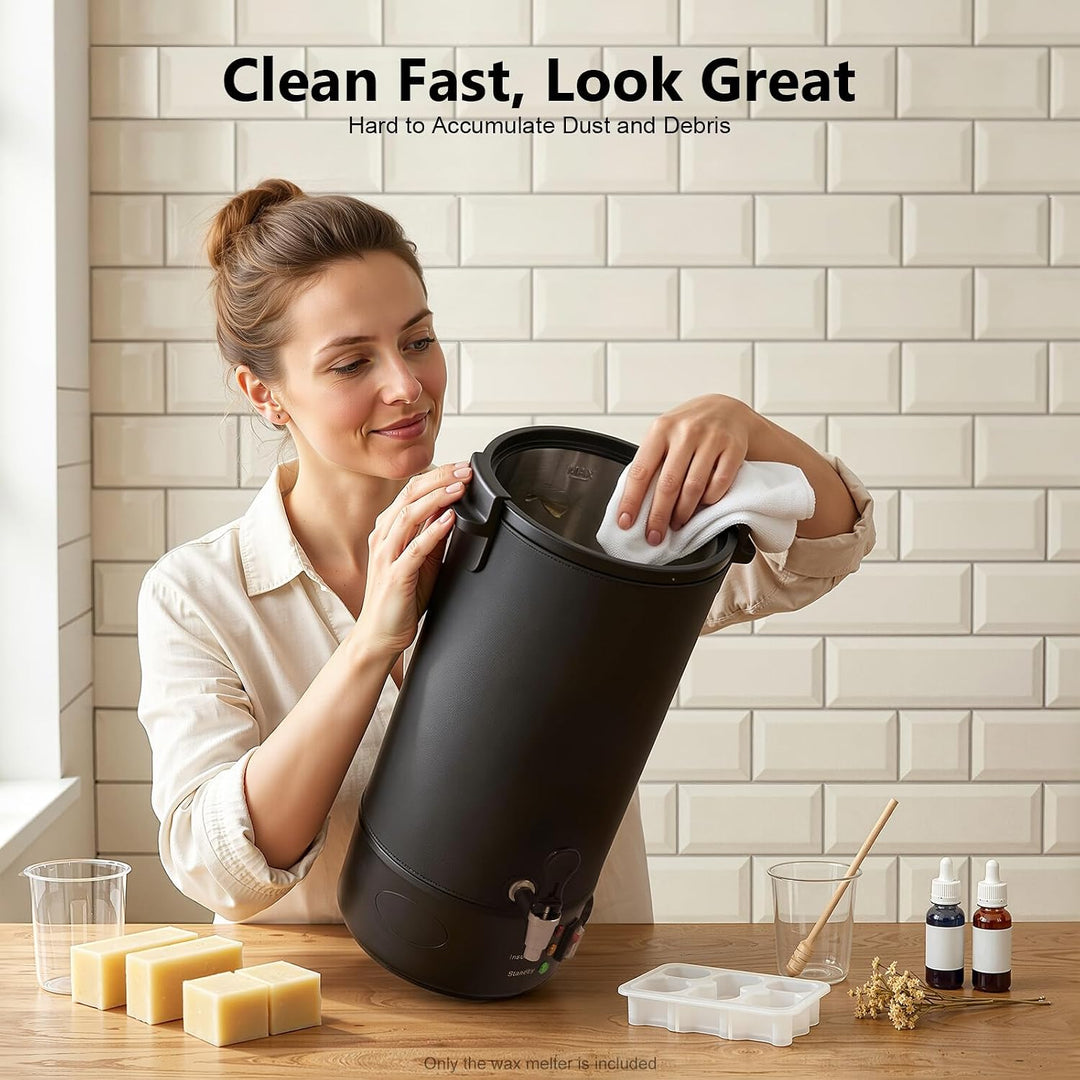 Wachsschmelztopf, Wachsschmelzer für Kerzen 6L/8L/10L, 50-100℃(10L), 10L