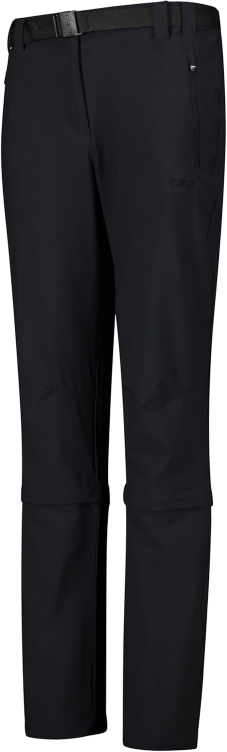 CMP Damen Cmp Damen Stretch Zip Off Trousers Hose Zipp Off Hose XL Anthrazit, XL Anthrazit
