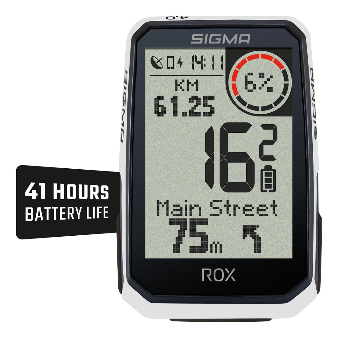 SIGMA ROX 4.0 ENDURANCE White Sensor Set | inkl. Sensorik &amp; OVERCLAMP BUTLER Sensor Set Weiss, Senso