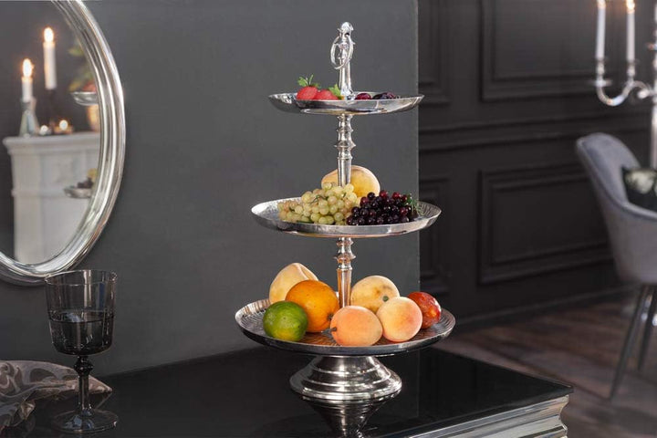 Etagere ORIENT - 50cm - silber - Metall-Aluminium-Legierung Unikat, 50cm