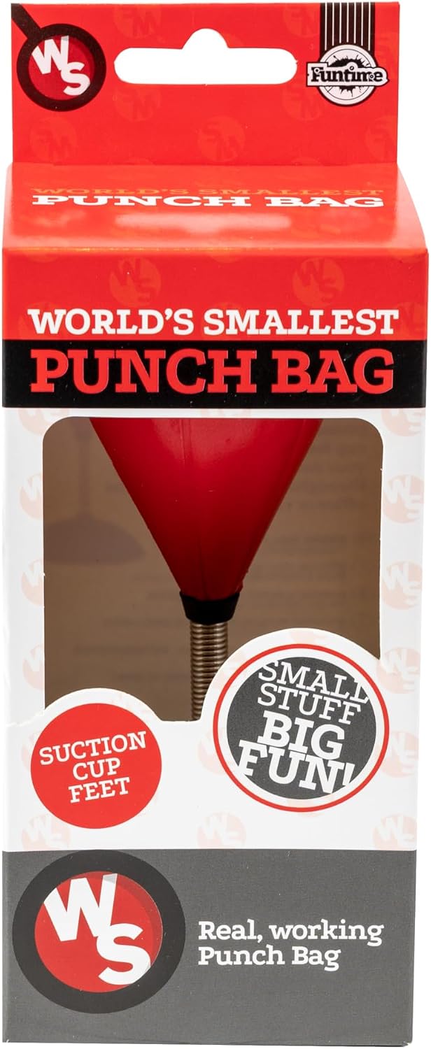 Funtime EG7960 Worlds Smallest Boxsack, Geschenk, Rot