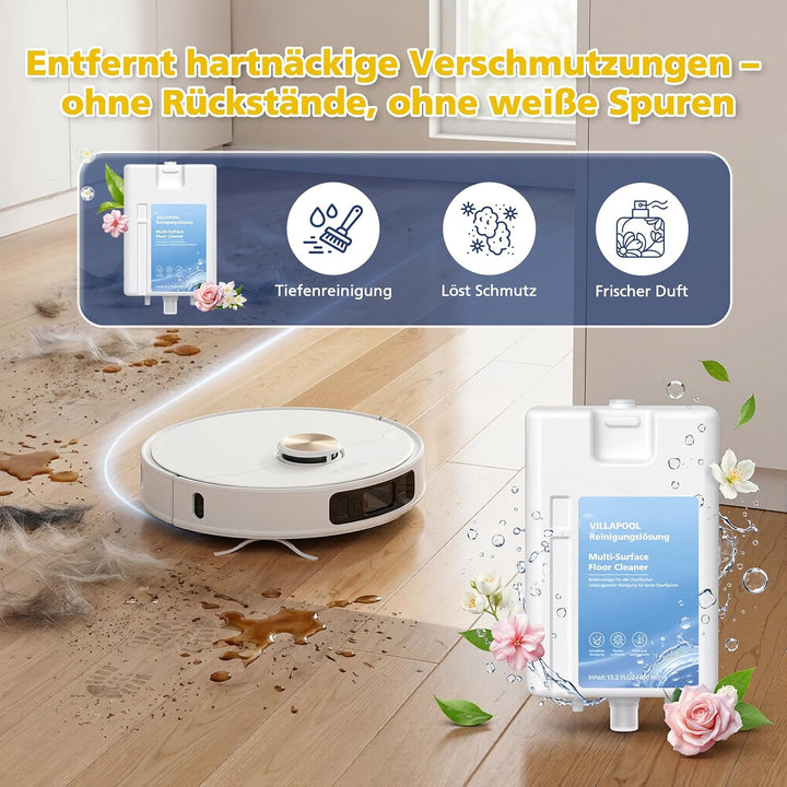 2X Reinigungsmittel Kompatibel mit Dreame L20 Ultra