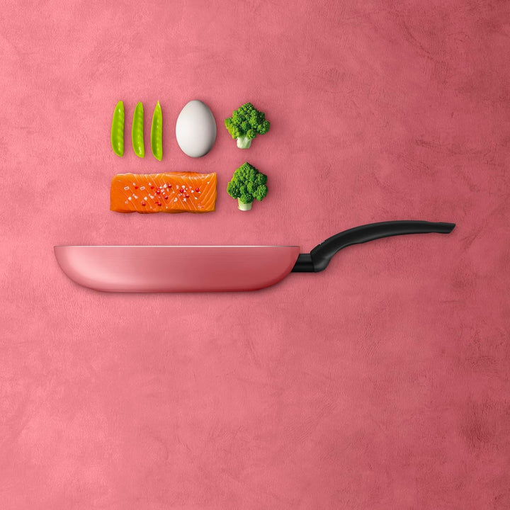 Silit Belluna Bratpfanne 24 cm Induktion, Aluminium beschichtet, Kunststoffgriff, für schonendes Bra