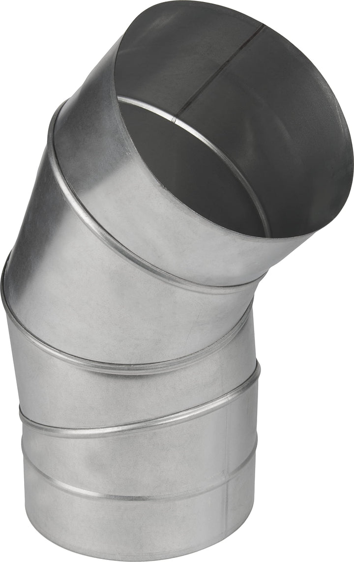 Fumio Ofenrohr Rohrbogen 90° 45° Drosselklappe Ø100mm 0,5mm FAL feueraluminiert rostfrei verzinkt (R