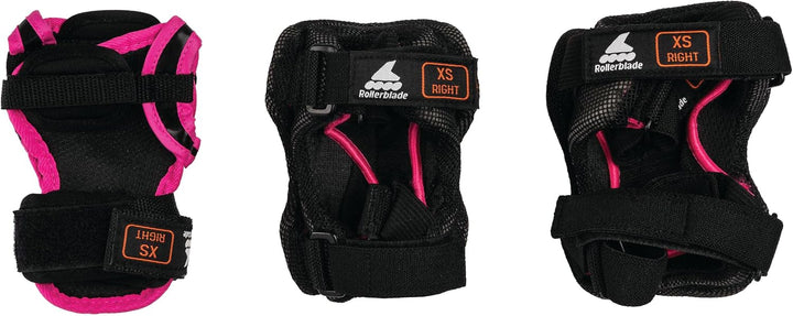 Rollerblade SKATE GEAR JUNIOR 3 PACK, Inline-Skate Schonerset - Inliner Protektoren für Ellbogen, Kn