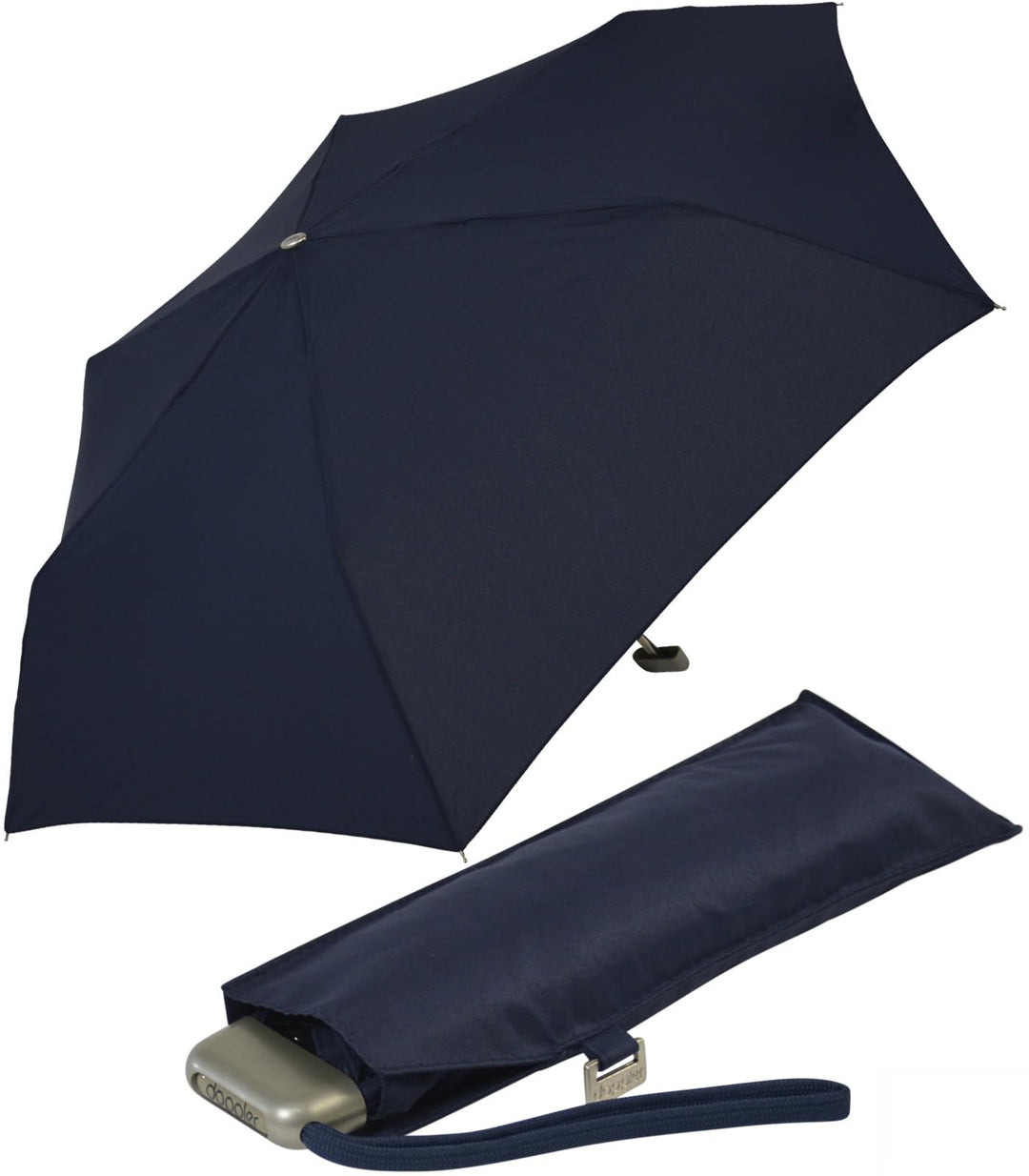 Doppler Damen Taschenschirm Carbonsteel Slim - Navy, Navy