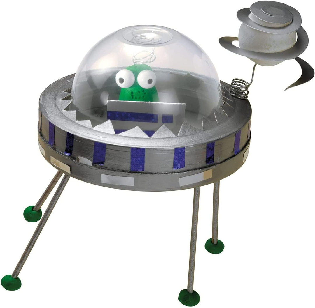 Kosmos 604127 AllesKönnerKiste UFOs basteln, DIY-Bastelset für Mädchen und Jungen ab 8 Jahren, Gesch