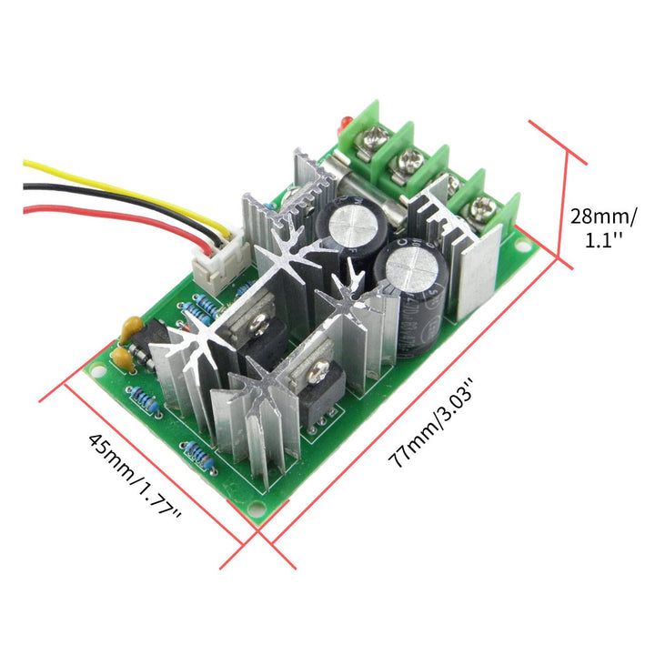CHANCS Electric Power Tool Mikromotor 775 12V/24V 4500RPM 9000RPM DC Mini-Getriebemotor mit PWM für