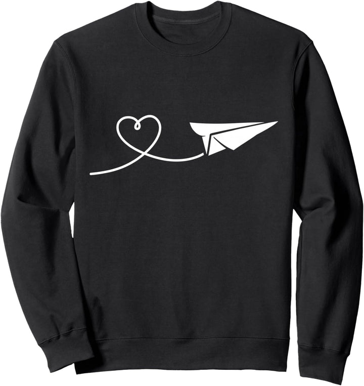 Papierflugzeug Sweatshirt