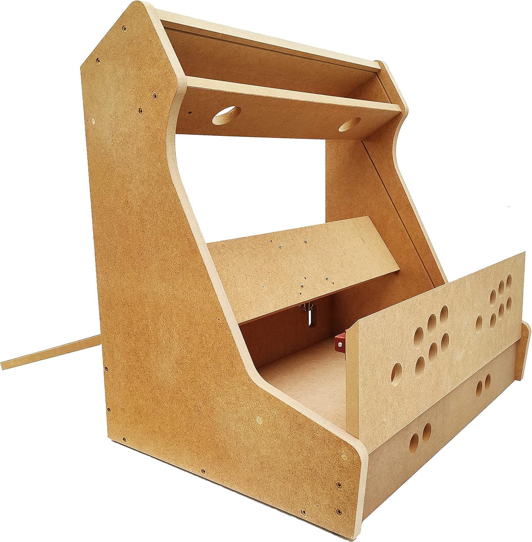 Arcade-Möbel-Set, 61 cm (24 Zoll), aus MDF-Holz, Acrylmethacrylat, Komponenten, 28 mm Knöpfe und Joy