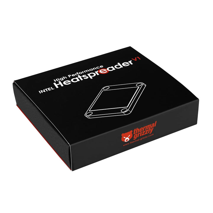 Thermal Grizzly Intel Heatspreader V1 - Hochleistungs-Heatspreader für Intel CPUs - Diamantgefräste