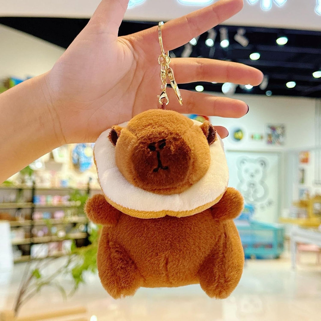 Capybara Plüsch Schlüsselanhänger Leichtgewicht Charm Anhänger Accessoires | Plüsch Schlüsselanhänge