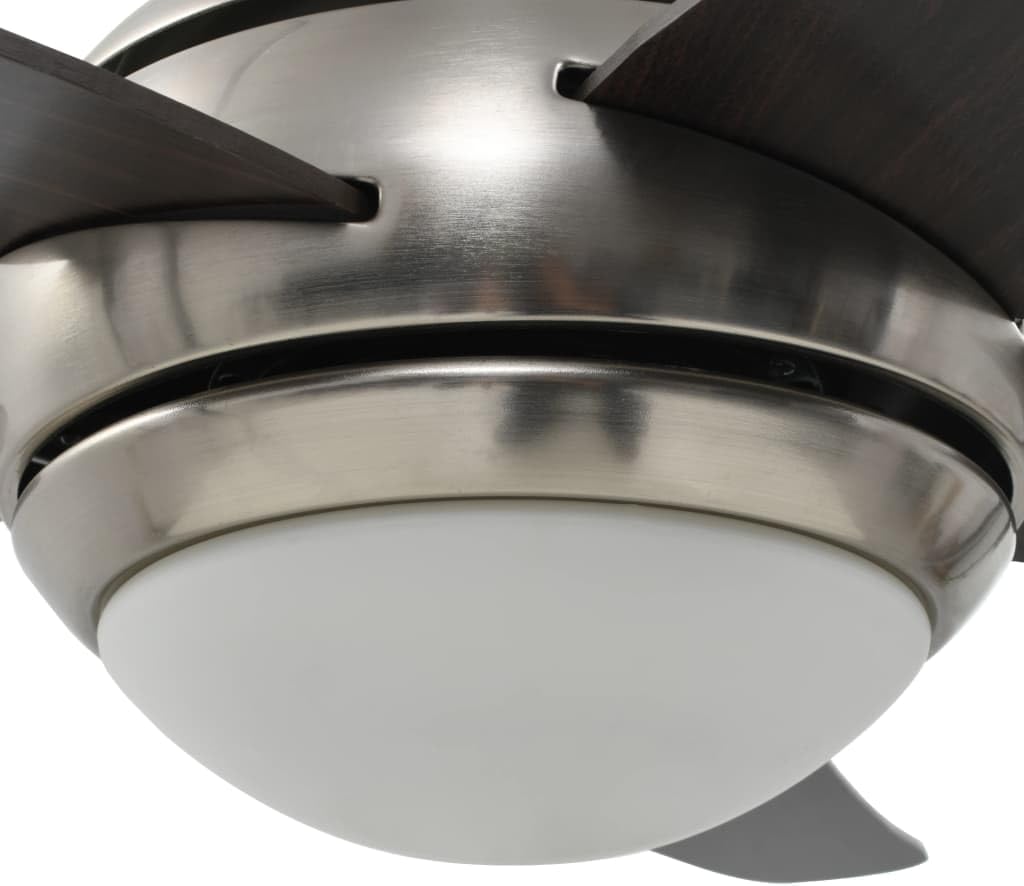 Generisch Dekorativer Deckenventilator mit Licht 128 cm Braun,7.13 kg-50539 128 cm-mit 5 Lamellen Br