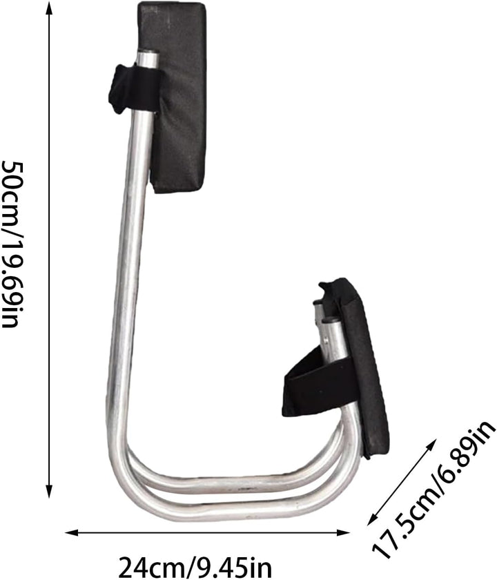 Garten Kniesitz und Sitz Ergonomisches Schwerlast-Hockerpolster Mit Schwarz, Schwarz