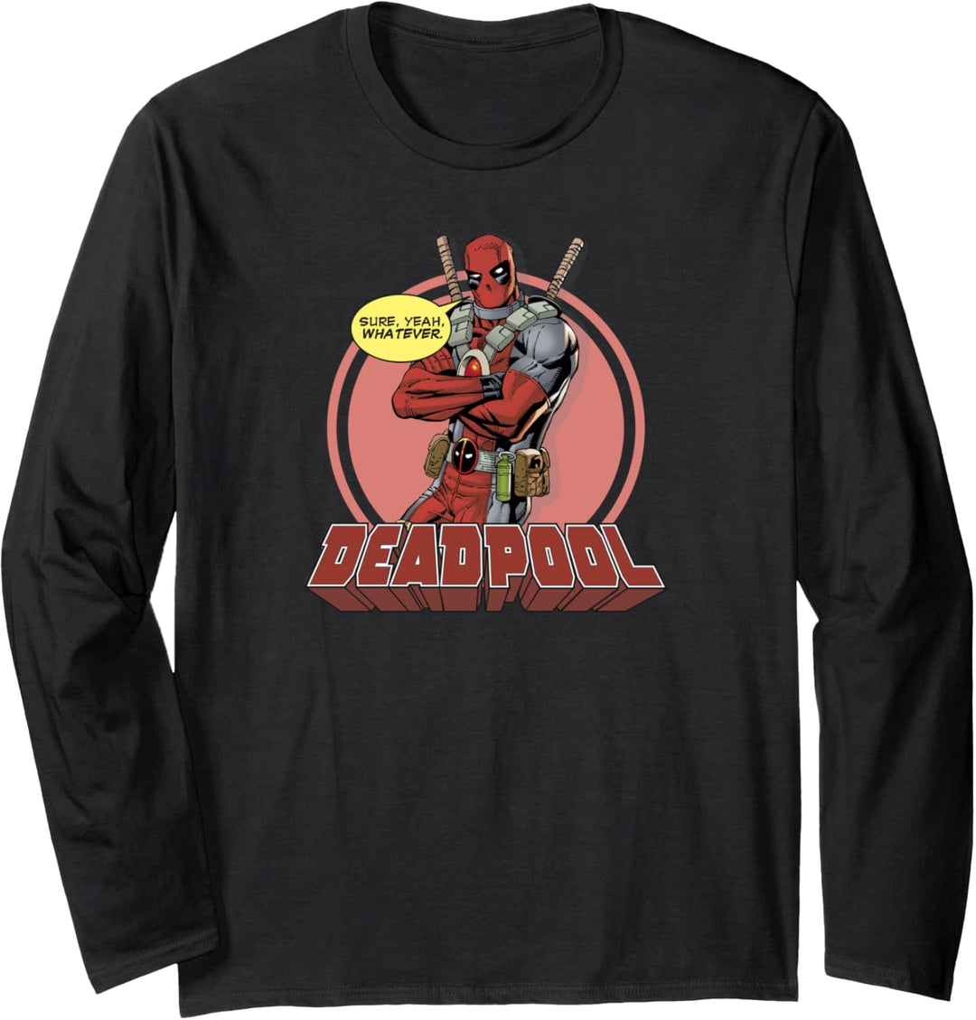 Marvel Deadpool Whatever Langarmshirt