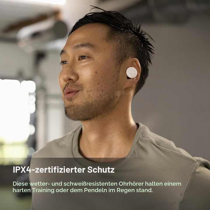 Denon PerL True Wireless-Kopfhörer, personalisiertes Klangprofil mit Masimo Adaptive Acoustic Techno