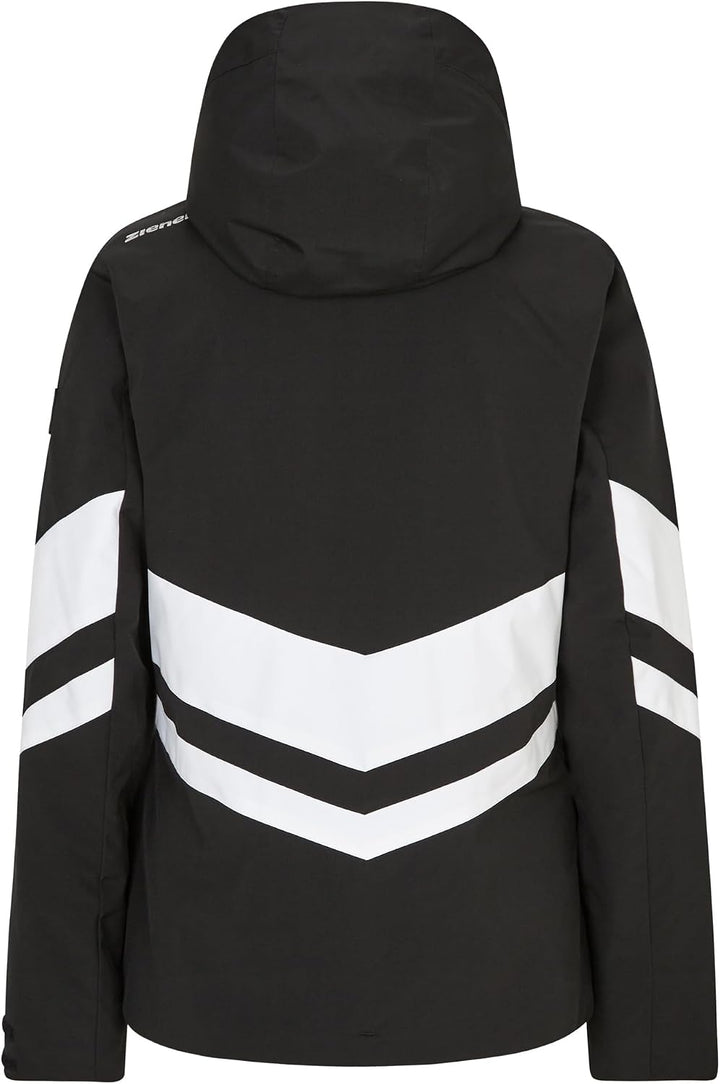 Ziener Damen Telia Ski-Jacke/Winter-Jacke | warm, atmungsaktiv, wasserdicht (1er Pack) 38 Schwarz, 3