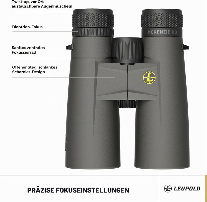 Leupold BX-1 McKenzie Fernglas Schattengrau, Schattengrau