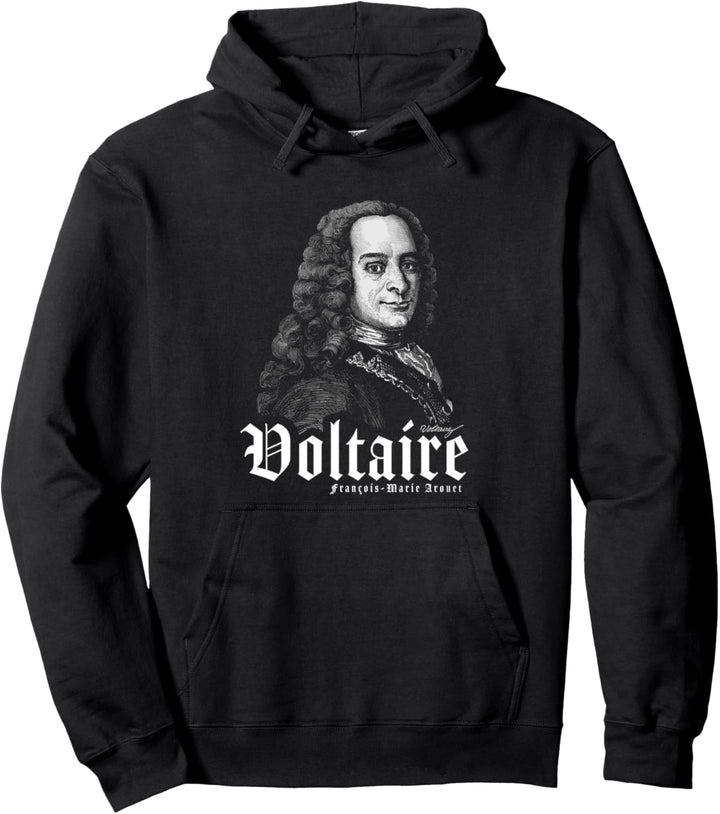 Voltaire Philosoph Aufklärung Humanismus Philosophie Pullover Hoodie