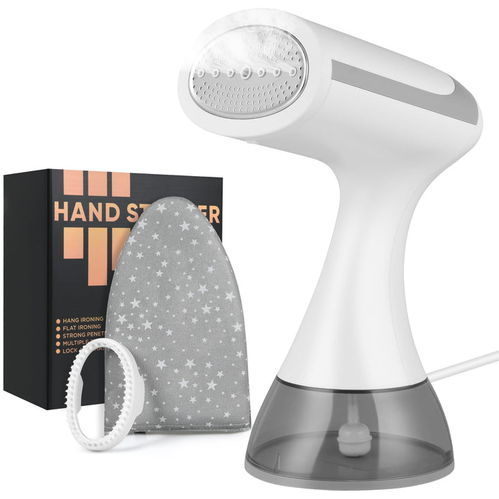 HOTUT Tragbarer Dampfglätter,1500W Dampfbürste,Steamer Dampfglätter mit 300 ml Wassertank,Hand-Dampf