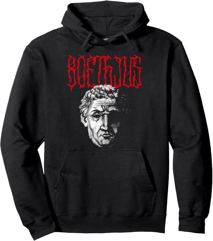 Boethius Heavy Death Metal Philosoph - Mathematik Pullover Hoodie
