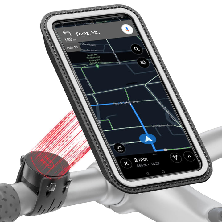 Shapeheart französische Innovation, Magnetische Fahrrad-Handyhalterung mit Abnehmbarer wetterfester