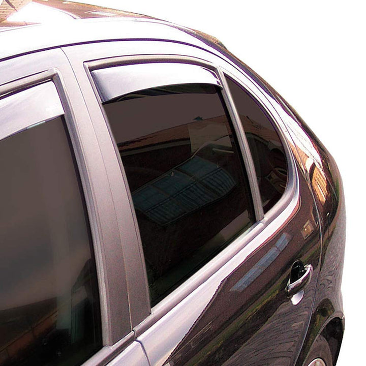 ClimAir Windabweiser Master Schwarz (Hinten) kompatibel mit Volvo XC60 II 2017-