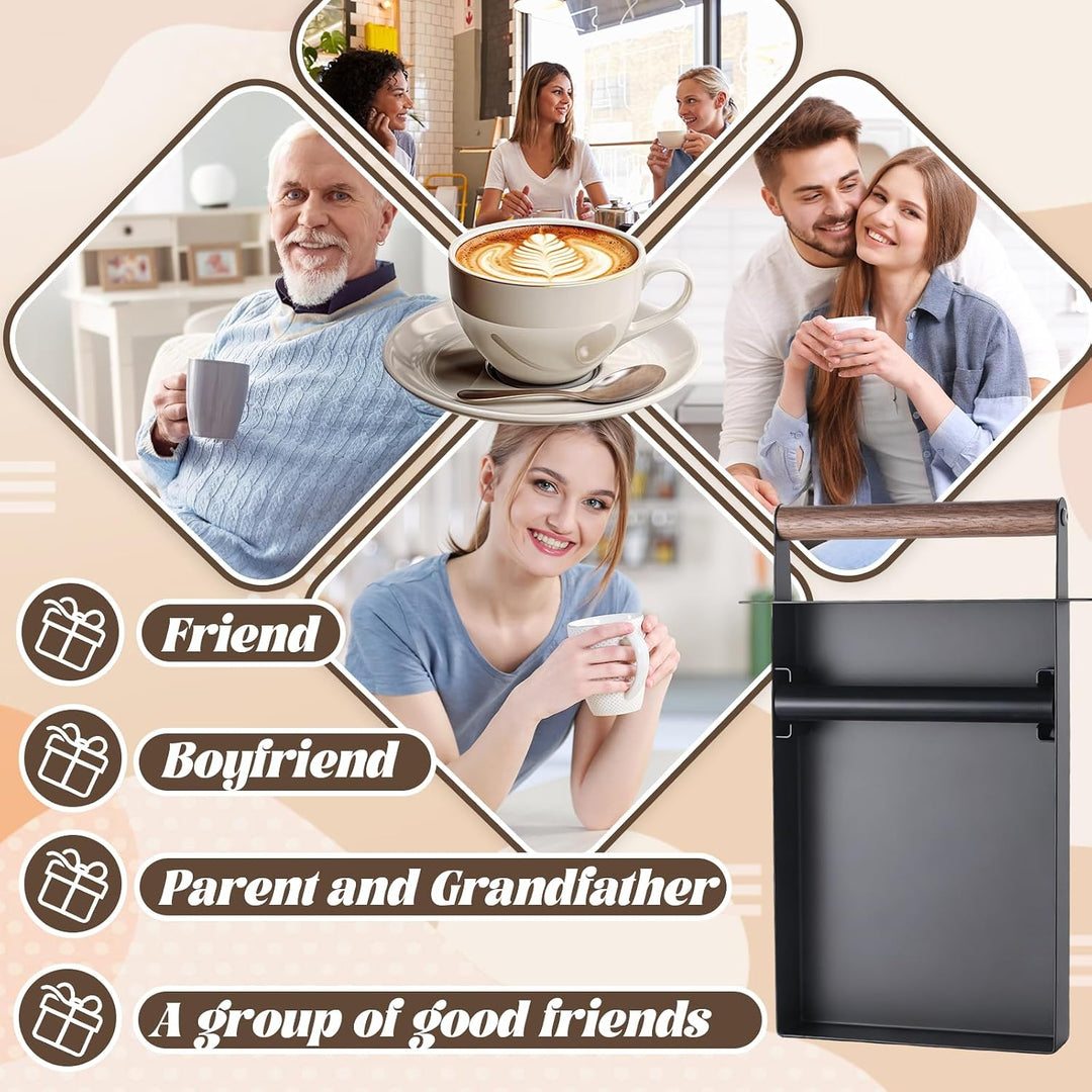 Sudschublade für Kaffeesatz, 32,7x20x4,5cm Abschlagbehälter für Siebträger