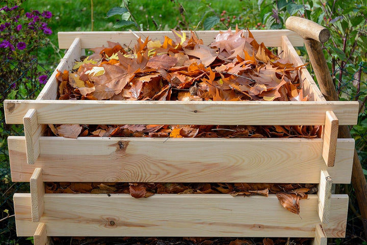 dobar® Green Label 58600FSCe Komposter Stecki | Holz-Komposter mit Stecksystem | Quadratischer Kompo